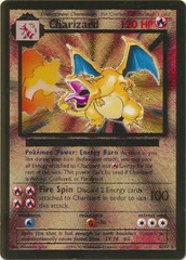 Charizard - 4/102 - Gold Metal Card